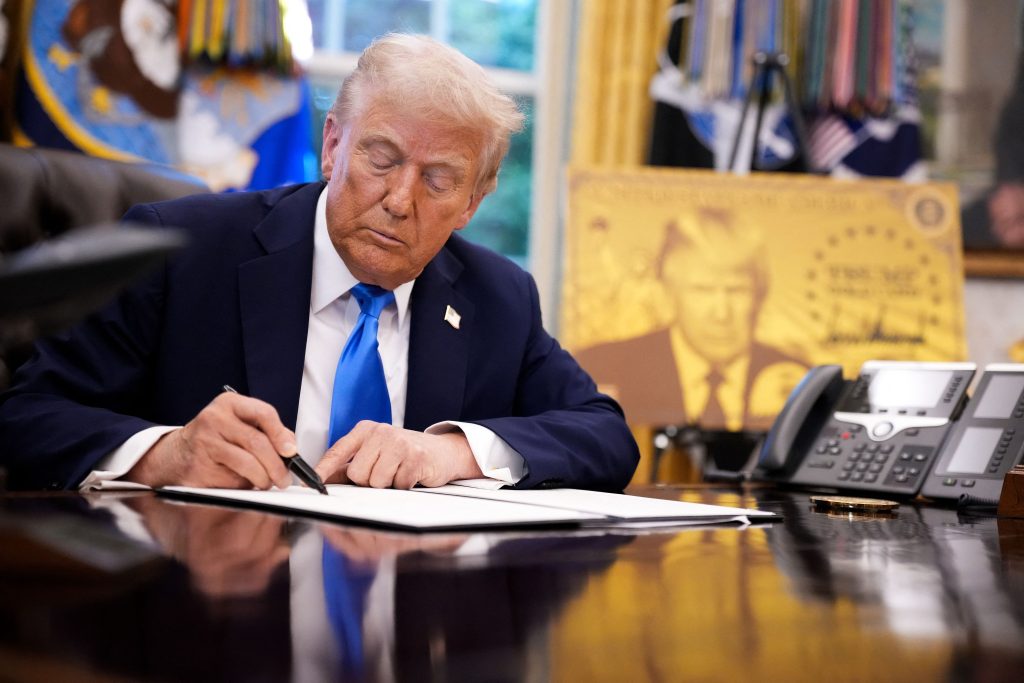 President Trump Signs Executive Order At The White House